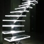 Metacrilato incoloro escaleras