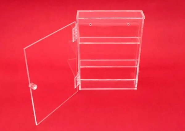 Vitrina para coleccionismo de metacrilato