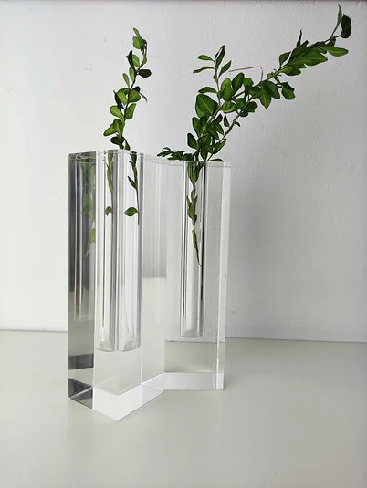 Jarrón de metacrilato para flores
